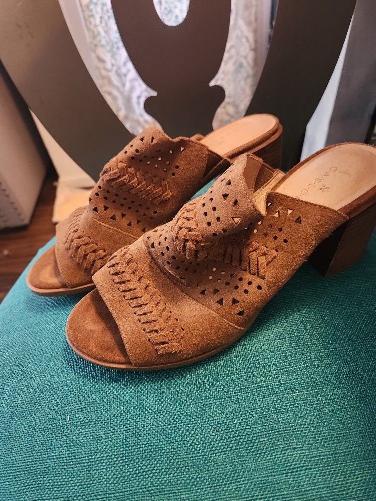 Caslon Heels In Tan Size 8 Women's Heels