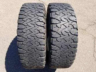 Two (2) LT275/70R18 BFGoodrich KO3 All Terrain 10ply Load Range E 18" 4x4 Tires