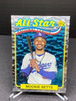 2024 Topps Series 2 Mookie Betts 35th Anniversary All Star Silver Cracked Ice