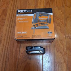 Ridgid 18V Jig Saw, Battery