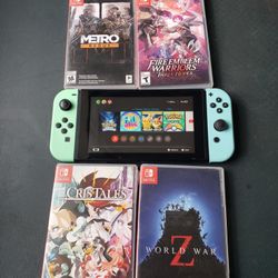 New Conditions. Limited edition animal Crossing Nintendo switch noo 2018 this is 2020 V2 256GB. Has Games installed plus 4 sealed Games $320! Firm
