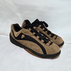 Piloti G16 Driving Shoes Men’s 12 Tan Black Leather