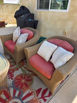 Patio lounge set Wicker  6 piece