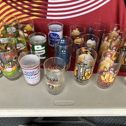 Collection Of Glasses McDonald’s Star Wars And More 