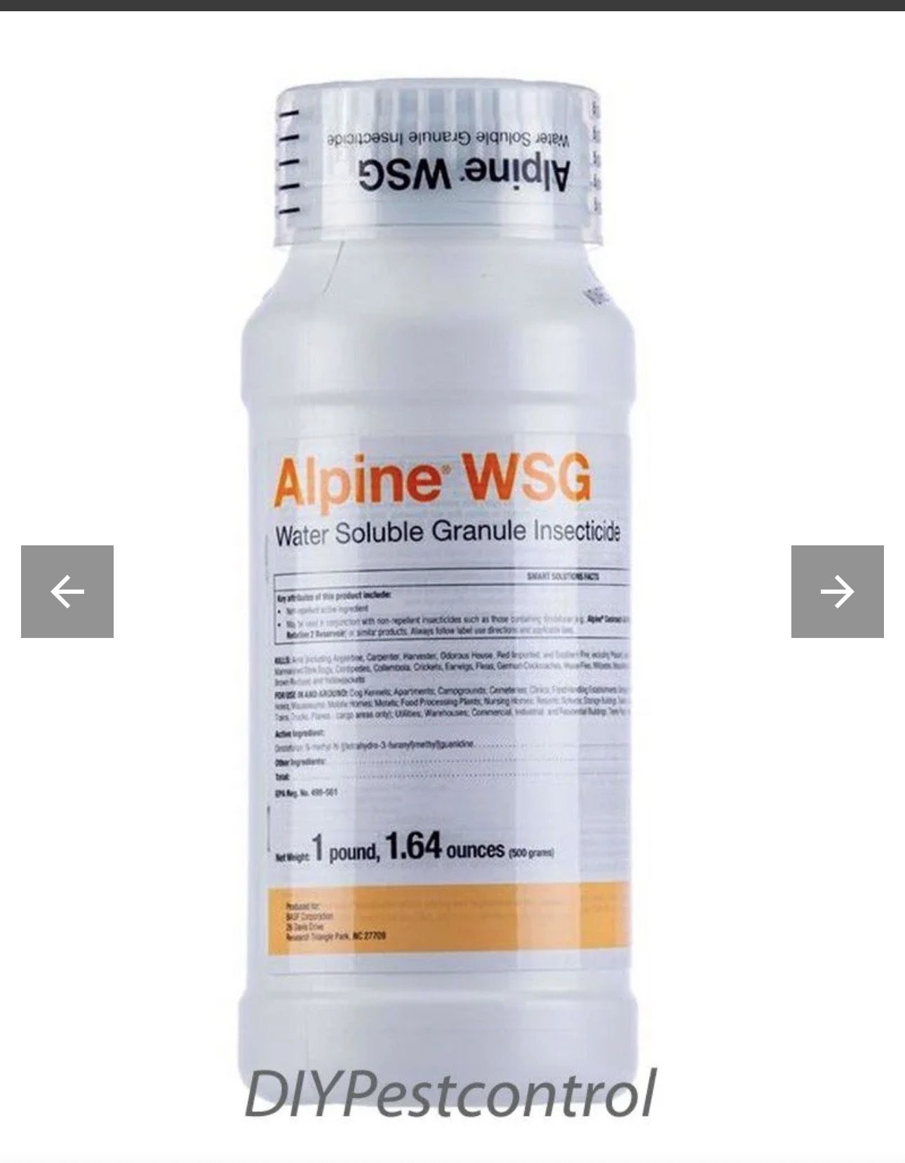 Alpine WSG Water Soluble Granule Insecticide