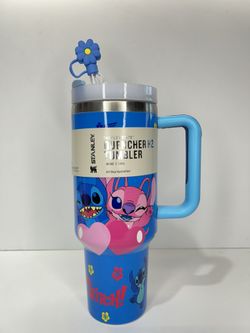 🩷💙 𝒮𝓉𝒾𝓉𝒸𝒽 & 𝒜𝓃𝑔𝑒𝓁  𝗦𝗧𝗔𝗡𝗟𝗘𝗬® Tumbler - 40 oz. 💙🩷