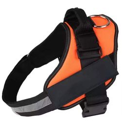 Dog Harness Orange Vest BRAND NEW All Sizes XS S M L XL XXL