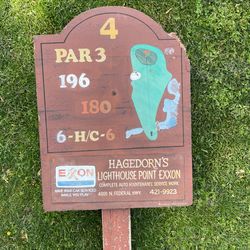 Vintage Putting Green Sign From South Florida