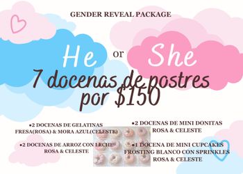 Treats for gender reveal