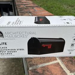 Architectural Mailboxes Elite Black Mailbox