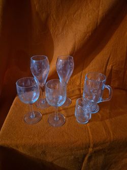 Princess House Heritage Assorted Glasses