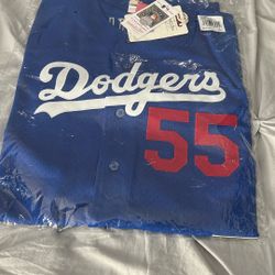 Dodgers Jersey Hershiser Medium 