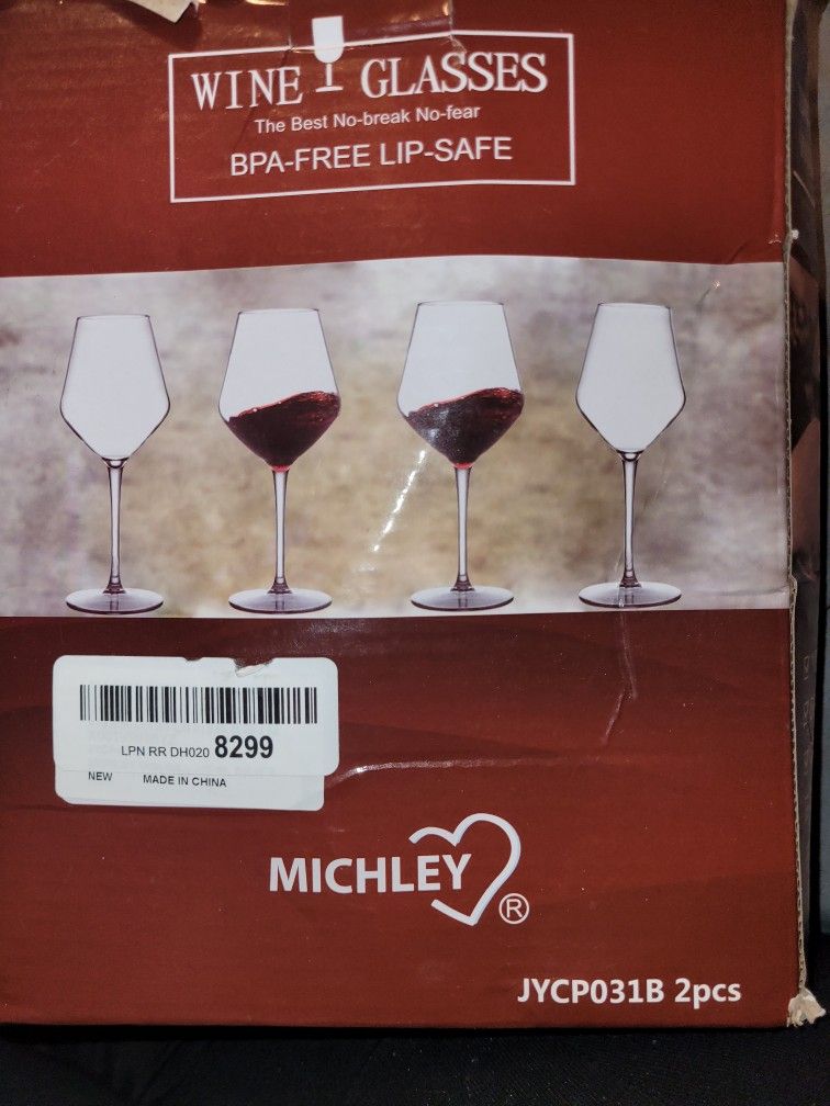 Michley Wine Glasses 2pc Set