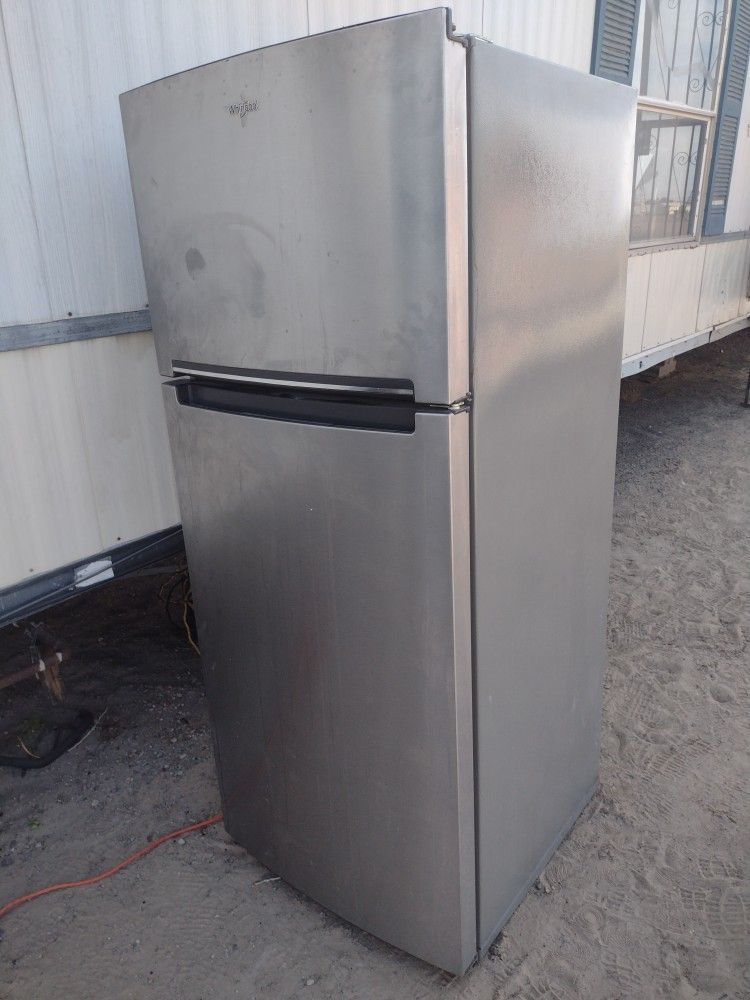 Whirlpool Stainless Steel Refrigerator $99.00