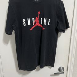 Supreme X Jordan Shirt Sz Medium 