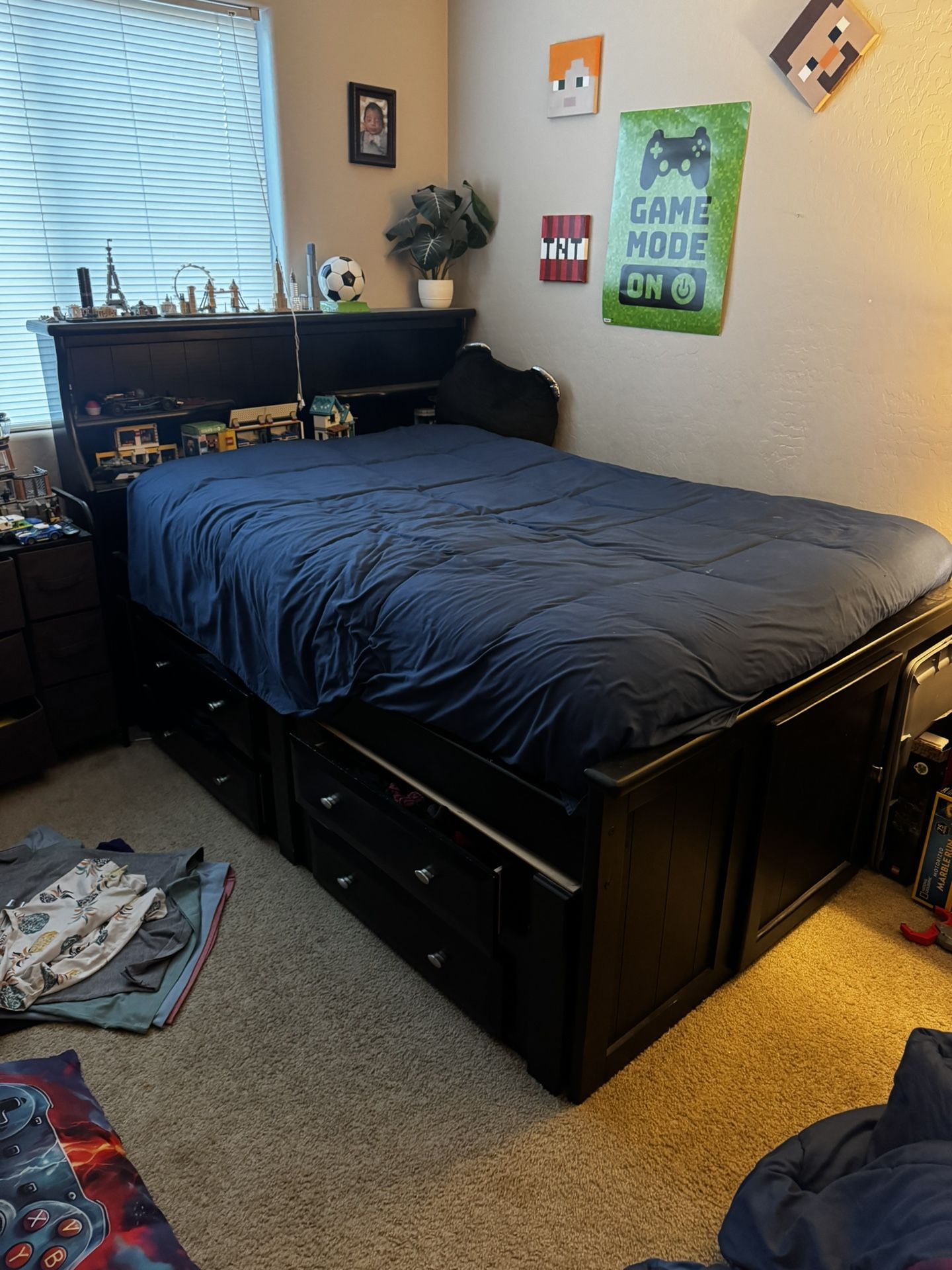 Bed Frame With Storage And Drawers