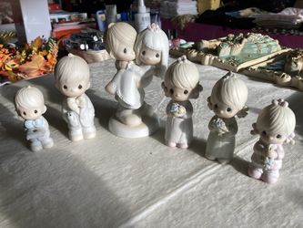 Precious Moments Bridal Party:  Set Of 6, New 