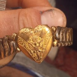 Rare Speidel Heart bracelet 