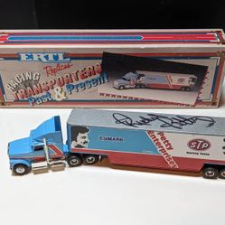 Richard Petty ERTL Esmark Transporter Hauler Autographed Limited Edition NASCAR
