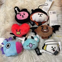 bt21 halloween bag charm 2023 exclusive rare whole collection set of 7