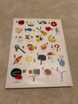Alphabet Canvas Wall Art