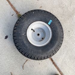 Craftsman Riding Lawn Mover Tire And Wheel