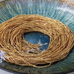 Authentic West African Waist Beads -Gold