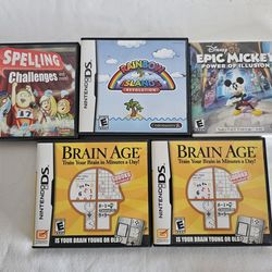 Lot of 5 Nintendo DS Games