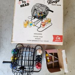  Bingo party Drinking Shots glasses Game ball Wheel