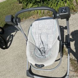 Baby Swing Transfers To A Rocker