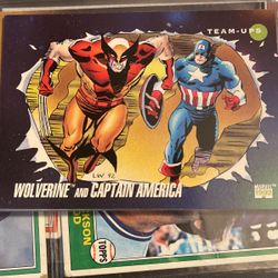 Wolverine And Captain America Original Card