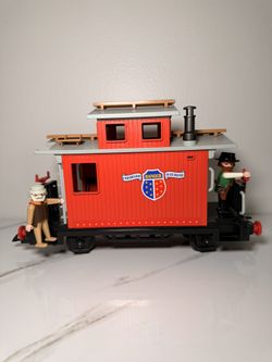 1974 Playmobil “Colorado Ranger Railroad Red Caboose” #3768