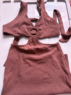 Small brown dress new no tag