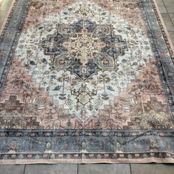 Soft 8x10 Washable Area Rug 