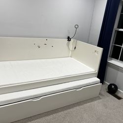 Ikea Twin bed With 2 Mattresses 