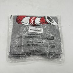 Supreme Cat in The Hat Tee Shirt Sz Large Heather Grey Gray FW18 Dr Seuss tshirt