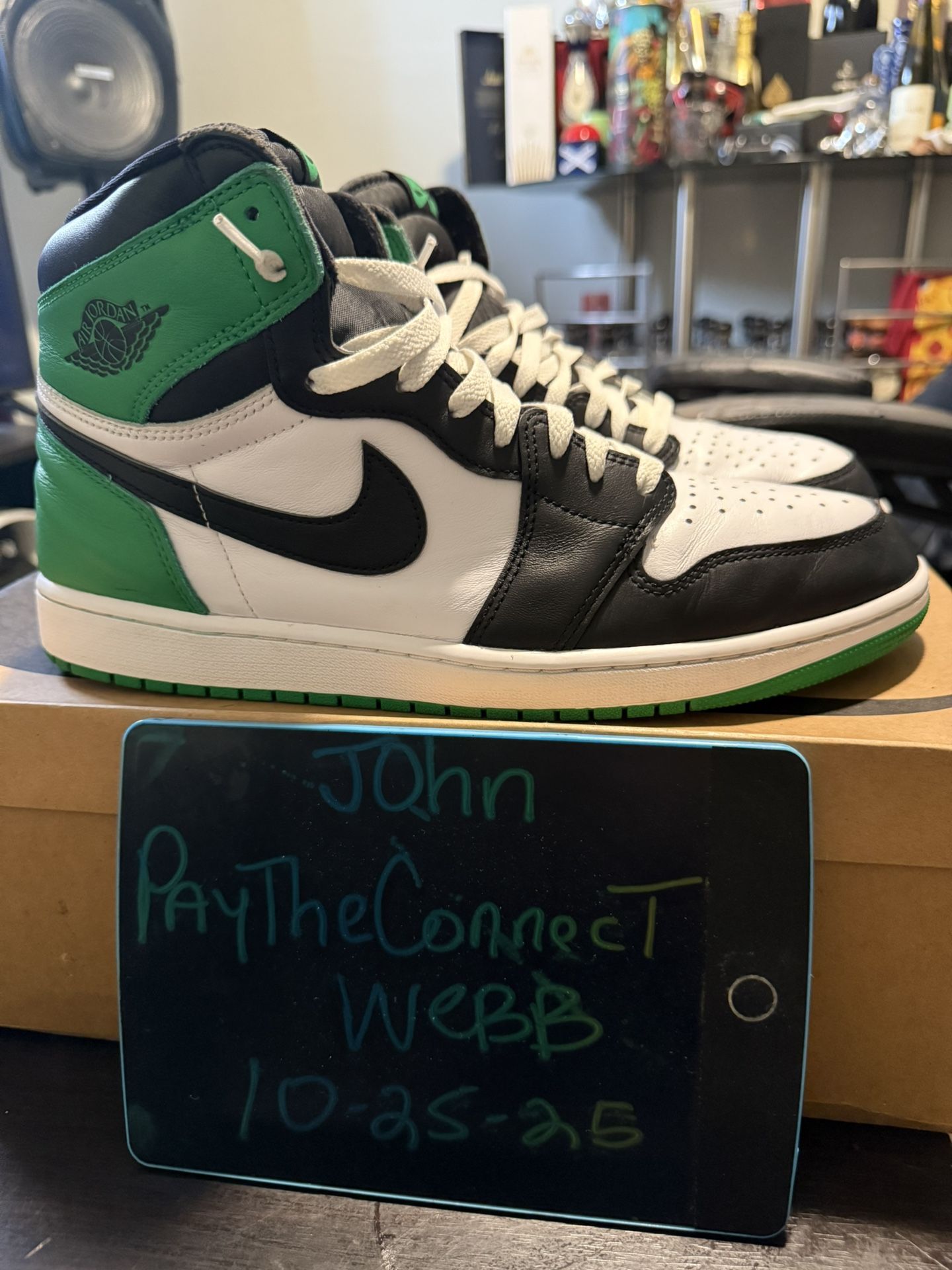 Lucky Green Jordan 1 Sz 13