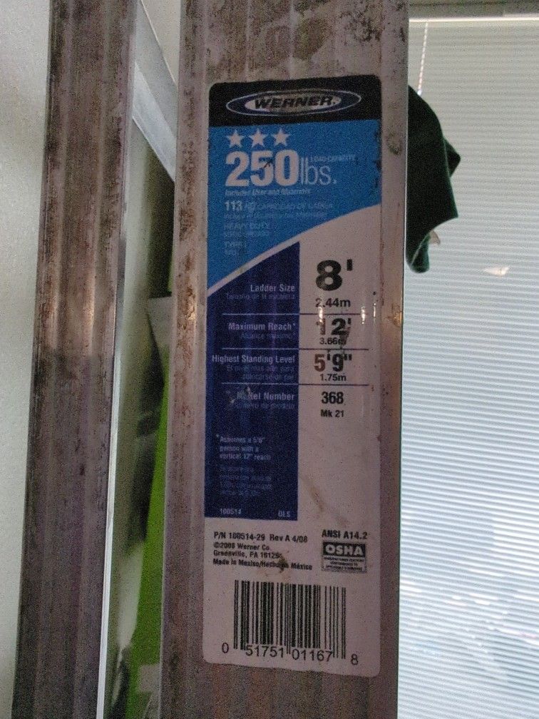 Werner 8ft Ladder