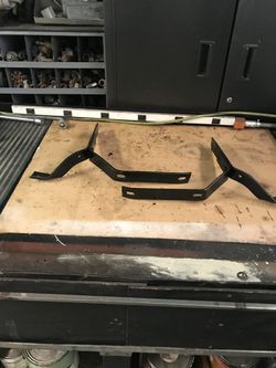 Pair Of Bumper Brackets Off A 60S Ford Econoline van