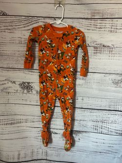 Disney Halloween Mickey Mouse & friends One-Piece Pajamas size 18-24 months