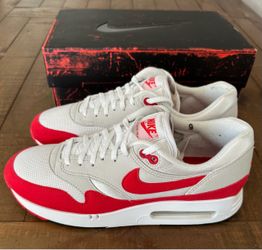 Nike Air Max 1 86 OG Big Bubble Sport Red Mens Size 9