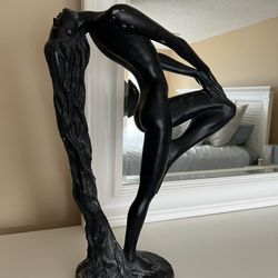 Vintage Klara Sever "Sultry Awakening" Sculpture, Signed on base. Cast by Austin Productions, 1979
