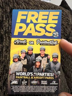 Paintball Entrance Pass