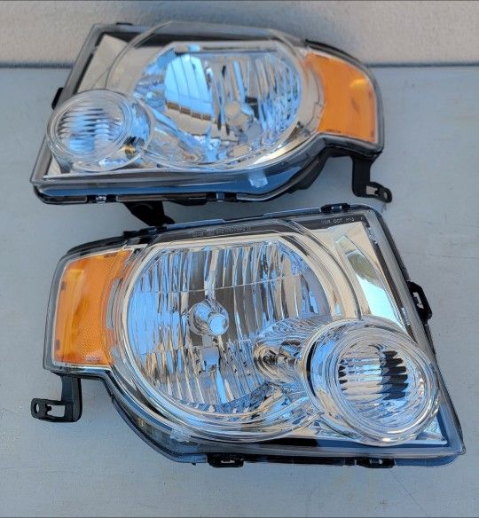 08-12 Ford Escape Headlights Luces Micas Calaveras Faros Faroles Focos Headlamps