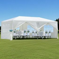 White Gazebo,Canopy Tent /party Canopy Tent 10ft x20ft,Carport,Carpa