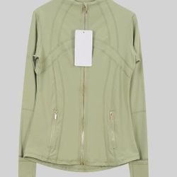 NEW | Green | Sz 6| Gold Zip Jacket ONLY