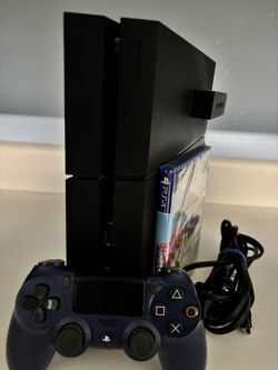 PlayStation 4 Bundle – Blue Controller + Sealed Minecraft