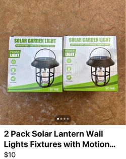 Small solar lights- $5 each m. I have 4.