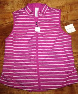 Croft & Barrow NWT reversible puffer vest