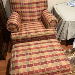 Armchair with Ottoman